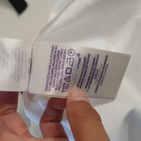 Ralph Lauren Purple Label Andresa Cotton Broadcloth Shirt - Picture 7 of 12